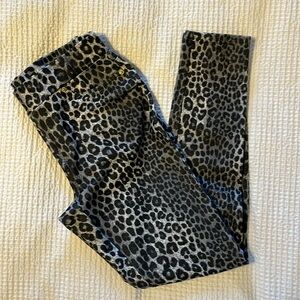 Michael Kors leopard print leggings.